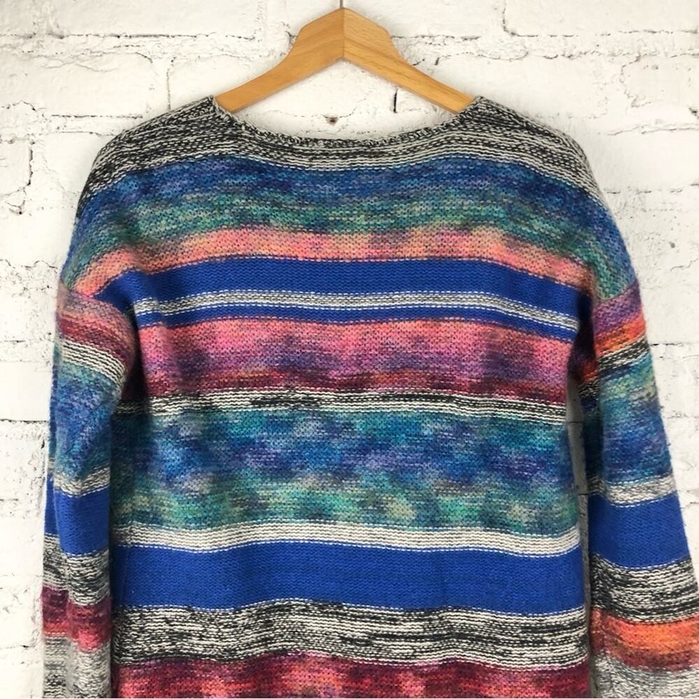 Sundance Multicolored Striped Artist’s Wool Blend… - image 6